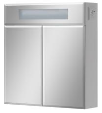 Vonios spintelė Vento Tempo, balta, 14 cm x 60 cm x 70 cm