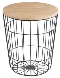 Kavos staliukas Lotus 61546, rudas/juodas, 34 cm x 34 cm x 39 cm