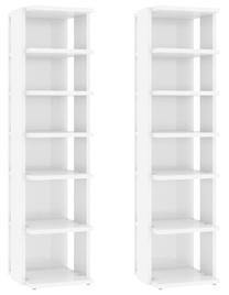 Batų spintelė VLX 808498, balta, 25 cm x 27 cm x 102 cm