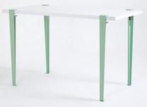 Kosmetinis staliukas Kalune Design Elaea 631LGG1139, balta/mint, 90 cm x 45 cm x 75 cm