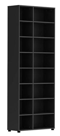 Pastatoma lentyna Modeo S499-REG/80/200/30_6B-GF, grafito, 31 cm x 80 cm x 208 cm