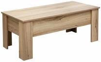 Kavos staliukas Homla Hannes, rudas, 100 cm x 50 cm x 42 cm