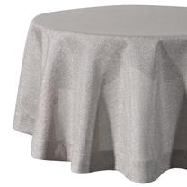 Staltiesė apvali Stella 2, šviesiai pilka, 180 x 180 cm