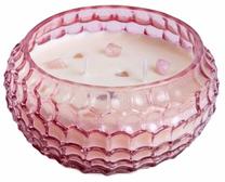 Žvakė, aromatinė Homla Serenity Rose & Linen Cotton, Rožinė