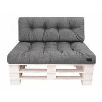 Lauko baldų pagalvių rinkinys Hobbygarden Leo LE2GRA2, grafito, 120 x 80 cm