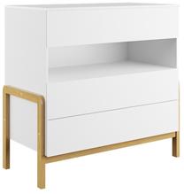 Komoda Kocot Kids Victor, balta, 45 cm x 94.5 cm x 90 cm