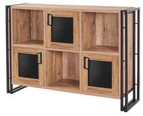 Lentyna Kalune Design Arcas Vonda, ruda/juoda, 126 cm x 35 cm x 89 cm