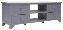 TV staliukas VLX 284116, pilkas, 115 cm x 30 cm x 40 cm