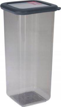 Birių produktų indas Storage Solutions Smart modular, 1.6 l, skaidri/juoda