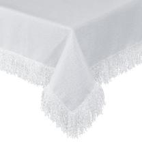 Staltiesė stačiakampė Tina, balta, 140 x 180 cm