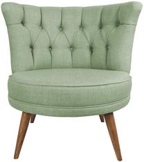 Krėslas Hanah Home Richland Petrol Green, šviesiai žalia, 75 cm x 80 cm x 77 cm