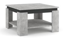 Kavos staliukas Tinto, baltas/pilkas, 68 cm x 68 cm x 41.5 cm