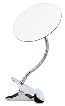 Kosmetinis veidrodis Kasper, kabinamas, 15 cm, sidabro