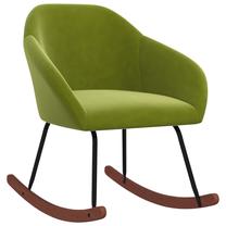 Supamasis krėslas VLX Rocking 330614, šviesiai žalia, 63 cm x 75 cm x 74.5 cm
