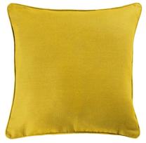 Dekoratyvinės pagalvėlės užvalkalas Douceur Panama, geltona, 40 cm x 40 cm