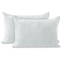 Dekoratyvinės pagalvėlės užvalkalas AmeliaHome Palsha Silver, sidabro, 70 cm x 50 cm, 2 vnt.