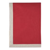 Staltiesė stačiakampė Lovely Duo, raudona/smėlio, 140 x 240 cm