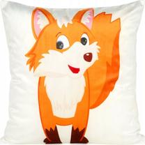 Dekoratyvinės pagalvėlės užvalkalas Design 91, balta/oranžinė, 45 cm x 45 cm