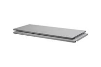 Lentyna Dolle Steelboard, 80 cm x 40 cm, pilka, 2 vnt.