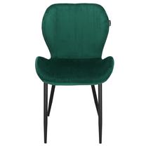 Valgomojo kėdė Springos HF0030, juoda/žalia