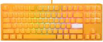 Klaviatūra Ducky One 3 Yellow One 3 Yellow TKL Cherry MX Black, Anglų (US), balta/geltona