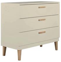 Komoda Kocot Kids Kubi, kreminė, 47 cm x 100 cm x 90 cm