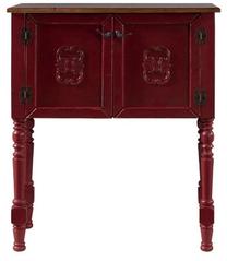 Konsolinis staliukas Kalune Design Ada, rudas/raudonas, 82 cm x 40 cm x 92 cm