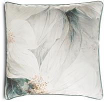 Dekoratyvinės pagalvėlės užvalkalas JA103-03, kreminė/turkio, 60 cm x 60 cm