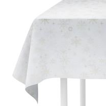 Kalėdinė staltiesė stačiakampė Homla Gold Snow, balta, 150 x 220 cm