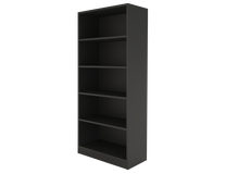 Lentyna Seilf, juoda, 40 cm x 80 cm x 180 cm