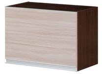 Viršutinė virtuvinė spintelė Bodzio Sandi KS53GT-LA/P/OR, riešuto/smėlio, 50 cm x 31 cm x 43 cm