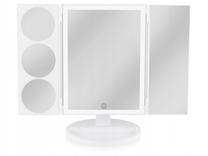 Kosmetinis veidrodis Rio MMFS, su apšvietimu, pastatomas, 25.5 cm x 37 cm, balta