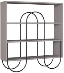 Pastatoma lentyna Kalune Design Norfolk 776HMS2503, juoda/šviesiai ruda, 25.5 cm x 69 cm x 99 cm