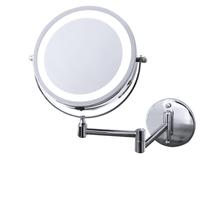 Kosmetinis veidrodis Ridder Mary M, su apšvietimu, kabinamas, 29 cm x 41 cm, chromo