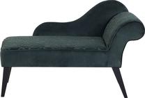 Gultas Beliani Biarritz Right, žalias, 118 cm x 60 cm x 77 cm