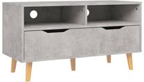 TV staliukas VLX Concrete 326781, pilkas, 90 cm x 40 cm x 48.5 cm
