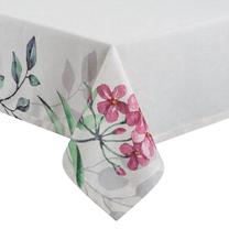 Staltiesė kvadratinė Natu, balta, 140 x 280 cm