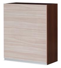 Viršutinė virtuvinė spintelė Bodzio Sandi KS60GL-LA/P/OR, riešuto/smėlio, 60 cm x 31 cm x 72 cm