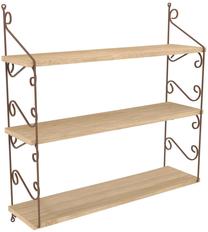 Sieninė lentyna Kalune Design Seramoni 775DCM1711, ąžuolo, 20 cm x 72 cm x 80 cm