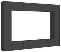 TV staliukas VLX 3078880, pilkas, 100 cm x 30 cm x 30 cm