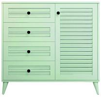 Komoda Kalune Design Nil 103, balta, 90 cm x 45 cm x 82 cm