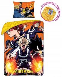 Vaikiškas patalynės užvalkalų komplektas My Hero Academia, įvairių spalvų, 140 x 200 cm