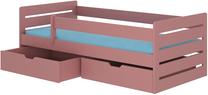 Vaikiška lova viengulė Bemma, rožinė, 90 x 200 cm, su patalynės dėže, be čiužinio