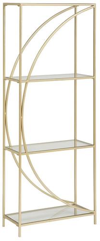 Pastatoma lentyna Atmosphera Artif, aukso, 56 cm x 25 cm x 151.5 cm