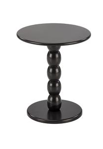Kavos staliukas Domoletti Cirilla, juodas, 40 cm x 40 cm x 47 cm