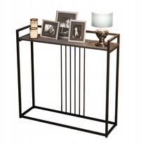 Konsolinis staliukas 5K Home Decor Liza, antracito, 103.5 cm x 30 cm x 100 cm