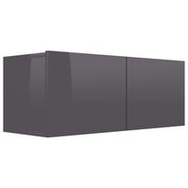 TV staliukas VLX, pilkas, 30 cm x 80 cm x 30 cm