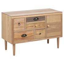 Komoda Thais, ruda, 81 cm x 34 cm x 55 cm