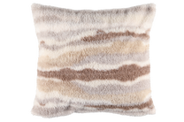 Dekoratyvinė pagalvėlė 4Living Linus, balta/pilka/smėlio, 45 cm x 45 cm