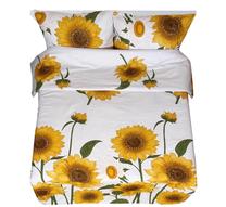 Patalynės užvalkalų komplektas Rustilė Golden Sun 1034, geltonas, 135 x 200 cm